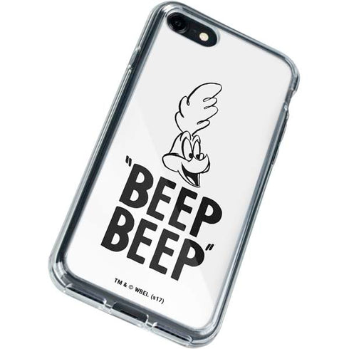 Looney Tunes Road Runner Beep Beep iPhone SE (2nd & 3rd Gen) Clear Case