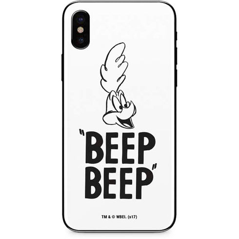 Looney Tunes Road Runner Beep Beep iPhone X Skin