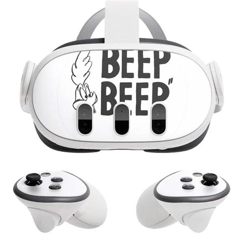 Looney Tunes Road Runner Beep Beep Meta Quest 3 Skin