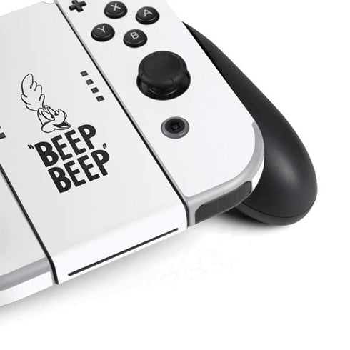 Looney Tunes Road Runner Beep Beep Nintendo Switch OLED (2021) Skin