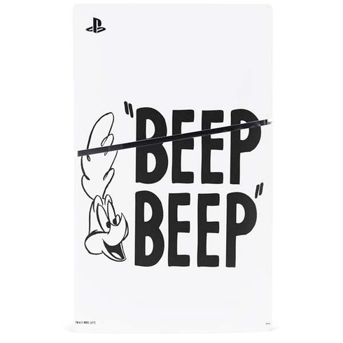 Looney Tunes Road Runner Beep Beep PS5 Slim Disk Console Skin
