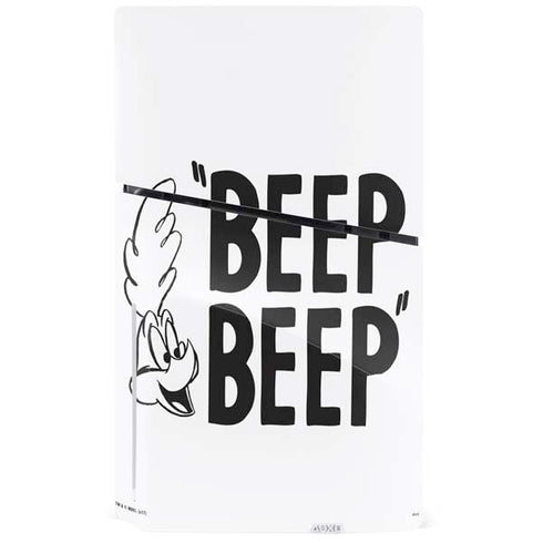 Looney Tunes Road Runner Beep Beep PS5 Slim Disk Console Skin