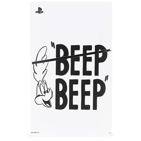 Looney Tunes Road Runner Beep Beep PS5 Slim Digital Edition Bundle Skin