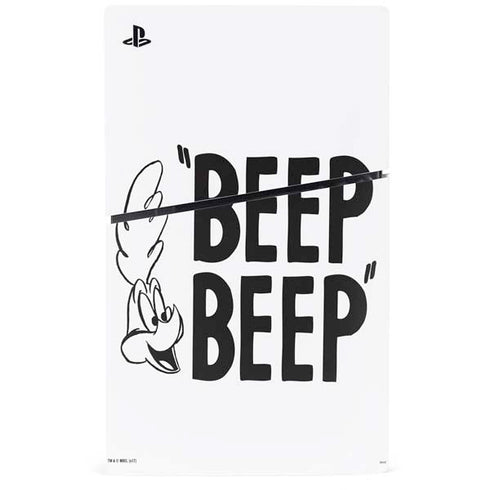 Looney Tunes Road Runner Beep Beep PS5 Slim Digital Edition Console Skin