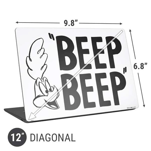Looney Tunes Road Runner Beep Beep Universal Laptop 12in (9.8 x 6.8in) Skin