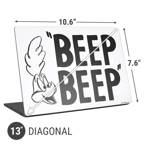 Looney Tunes Road Runner Beep Beep Universal Laptop 13in (10.6 x 7.6in) Skin