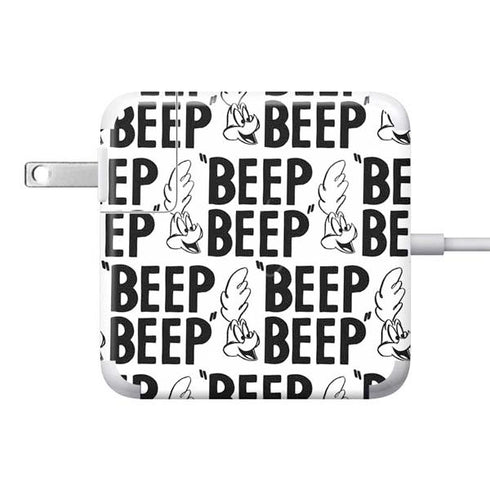 Looney Tunes Road Runner Beep Grid 85W Power Adapter (15 and 17 inch MacBook Pro Charger) Skin