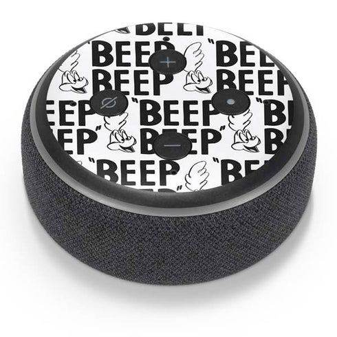 Looney Tunes Road Runner Beep Grid Amazon Echo Dot Skin