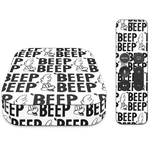 Looney Tunes Road Runner Beep Grid Apple TV Skin