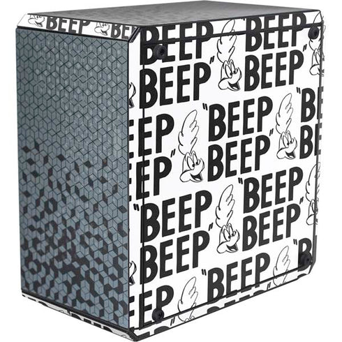 Looney Tunes Road Runner Beep Grid Cooler Master MasterBox Q300L Mini Tower Skin