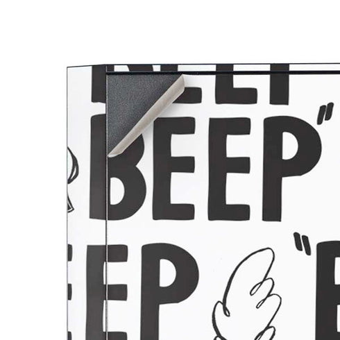 Looney Tunes Road Runner Beep Grid Corsair 4000D Tempered Glass Mid-Tower ATX Case Skin