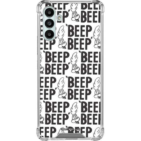 Looney Tunes Road Runner Beep Grid Galaxy A13 5G Clear Case