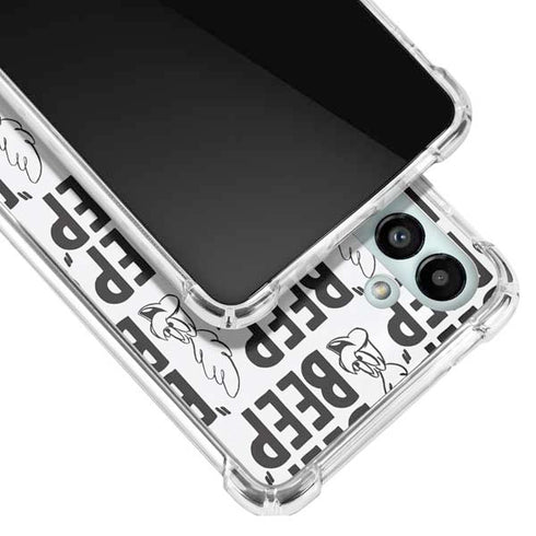 Looney Tunes Road Runner Beep Grid Galaxy A13 5G Clear Case