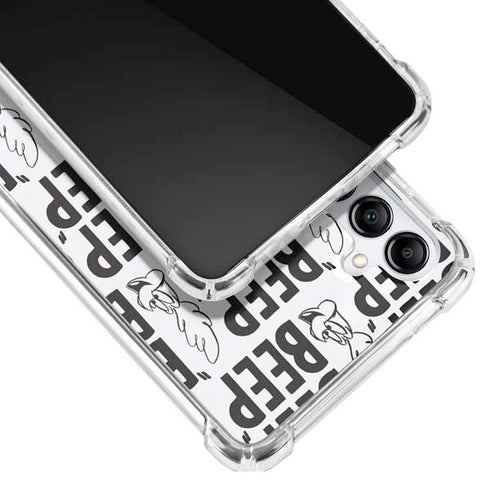 Looney Tunes Road Runner Beep Grid Galaxy A14 5G Clear Case