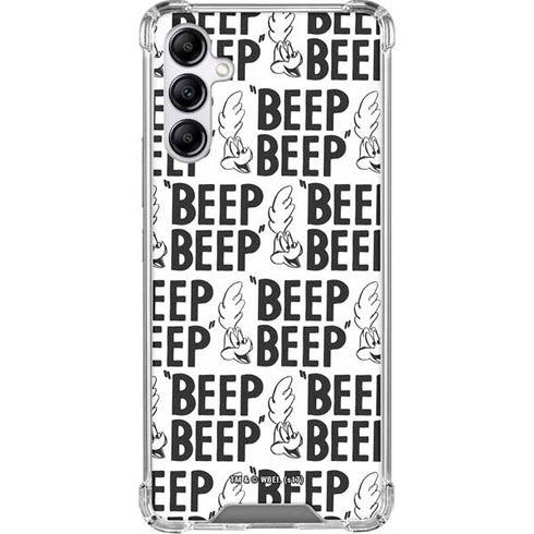 Looney Tunes Road Runner Beep Grid Galaxy A15 5G Clear Case