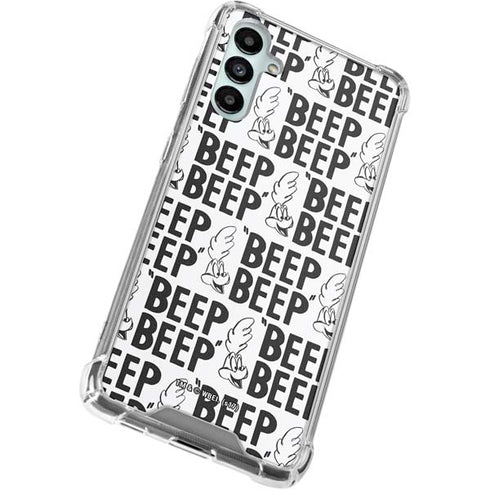 Looney Tunes Road Runner Beep Grid Galaxy A15 5G Clear Case