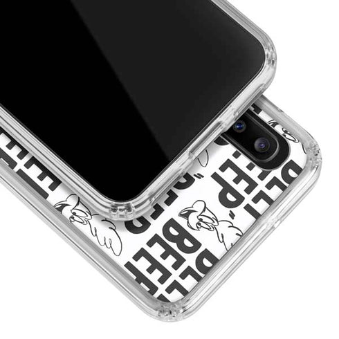 Looney Tunes Road Runner Beep Grid Galaxy A30 Clear Case