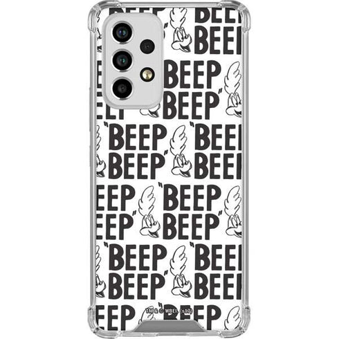 Looney Tunes Road Runner Beep Grid Galaxy A33 5G Clear Case
