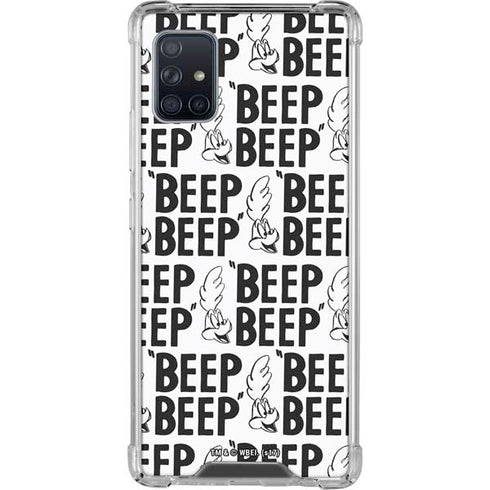 Looney Tunes Road Runner Beep Grid Galaxy A51 5G Clear Case