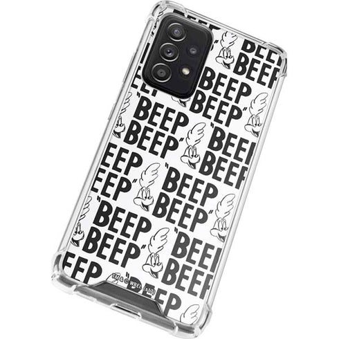 Looney Tunes Road Runner Beep Grid Galaxy A52 5G Clear Case
