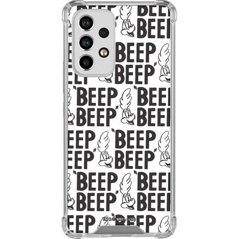 Looney Tunes Road Runner Beep Grid Galaxy A53 5G Clear Case