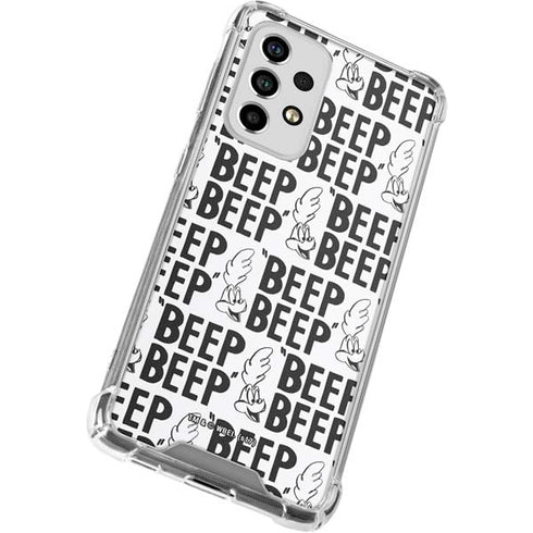 Looney Tunes Road Runner Beep Grid Galaxy A53 5G Clear Case