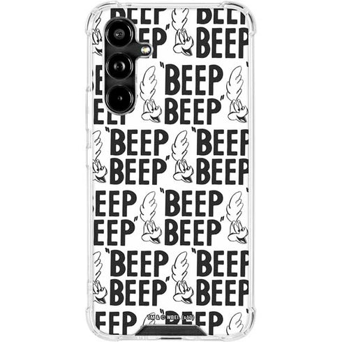 Looney Tunes Road Runner Beep Grid Galaxy A54 5G Clear Case