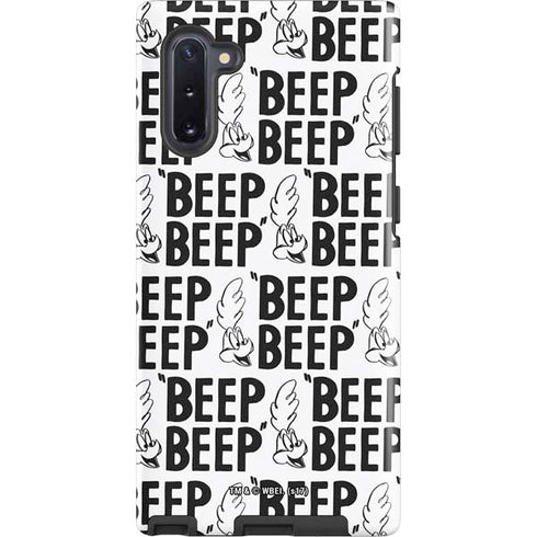 Looney Tunes Road Runner Beep Grid Galaxy Note 10 Pro Case