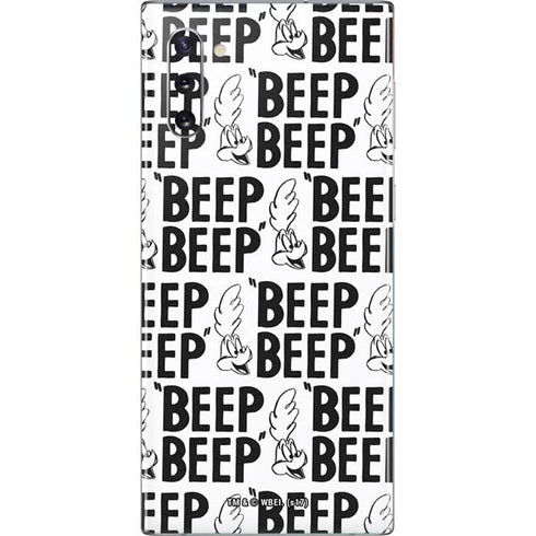 Looney Tunes Road Runner Beep Grid Galaxy Note 10 Skin