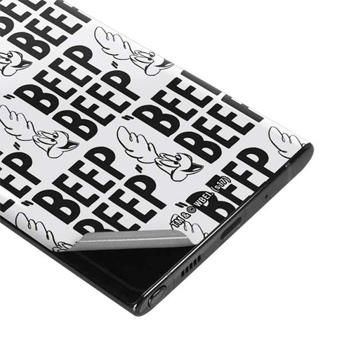 Looney Tunes Road Runner Beep Grid Galaxy Note 10 Skin