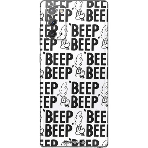 Looney Tunes Road Runner Beep Grid Galaxy Note20 5G Skin