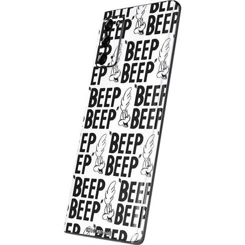 Looney Tunes Road Runner Beep Grid Galaxy Note20 5G Skin