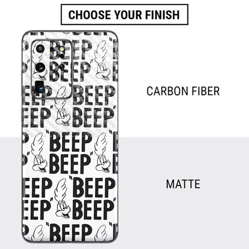 Looney Tunes Road Runner Beep Grid Galaxy S20 Ultra 5G Skin