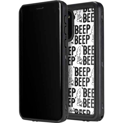 Looney Tunes Road Runner Beep Grid Galaxy S20 Waterproof Case