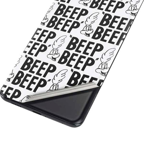 Looney Tunes Road Runner Beep Grid Galaxy S21 5G Skin