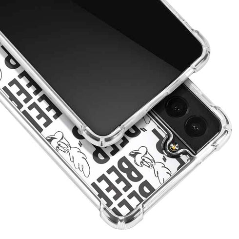 Looney Tunes Road Runner Beep Grid Galaxy S21 Plus 5G Clear Case