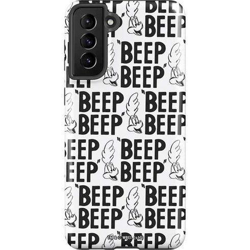 Looney Tunes Road Runner Beep Grid Galaxy S21 Plus 5G Pro Case