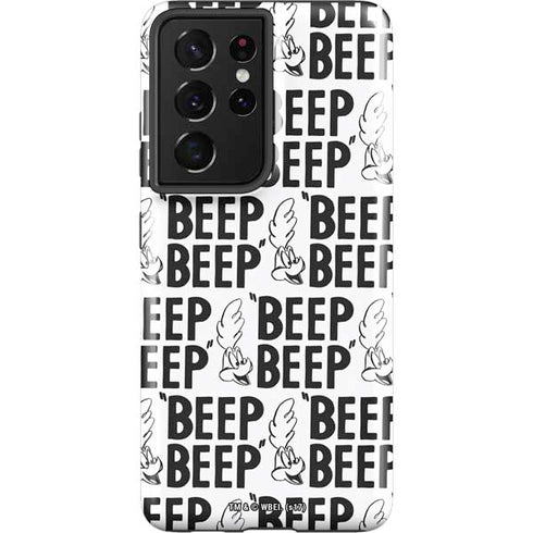 Looney Tunes Road Runner Beep Grid Galaxy S21 Ultra 5G Pro Case