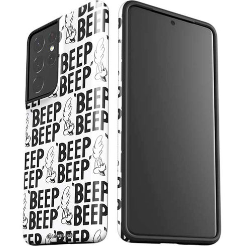 Looney Tunes Road Runner Beep Grid Galaxy S21 Ultra 5G Pro Case
