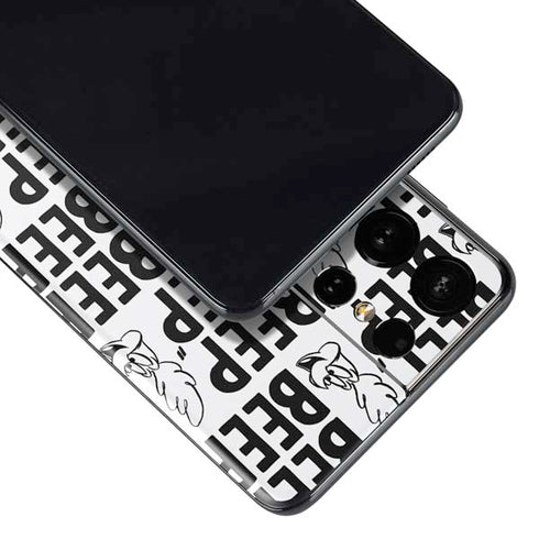 Looney Tunes Road Runner Beep Grid Galaxy S21 Ultra 5G Skin