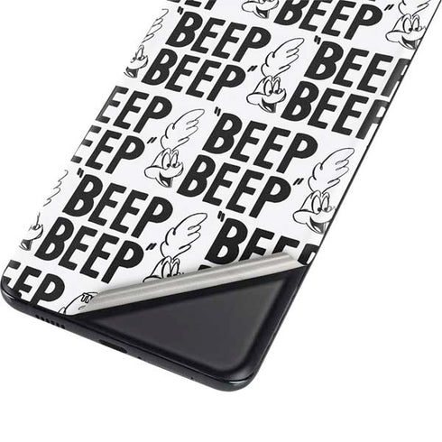 Looney Tunes Road Runner Beep Grid Galaxy S21 Ultra 5G Skin