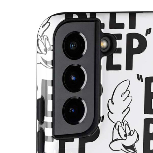 Looney Tunes Road Runner Beep Grid Galaxy S22 Plus Pro Case