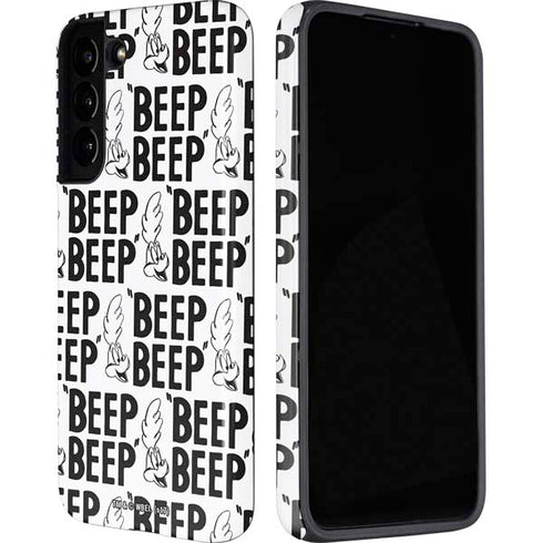 Looney Tunes Road Runner Beep Grid Galaxy S22 Plus Pro Case