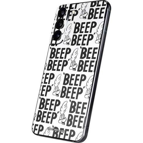 Looney Tunes Road Runner Beep Grid Galaxy S22 Plus Skin