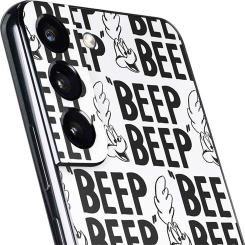 Looney Tunes Road Runner Beep Grid Galaxy S22 Plus Skin