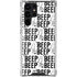 Looney Tunes Road Runner Beep Grid Galaxy S22 Ultra Clear Case