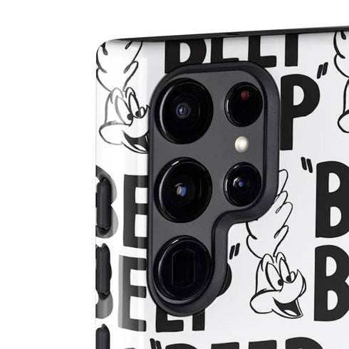 Looney Tunes Road Runner Beep Grid Galaxy S22 Ultra Pro Case