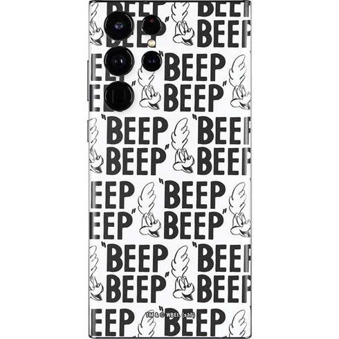 Looney Tunes Road Runner Beep Grid Galaxy S22 Ultra Skin