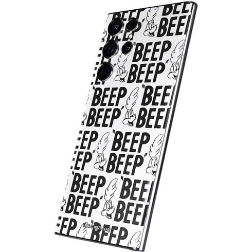 Looney Tunes Road Runner Beep Grid Galaxy S22 Ultra Skin