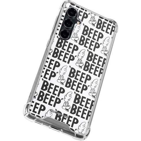 Looney Tunes Road Runner Beep Grid Galaxy S23 FE Clear Case